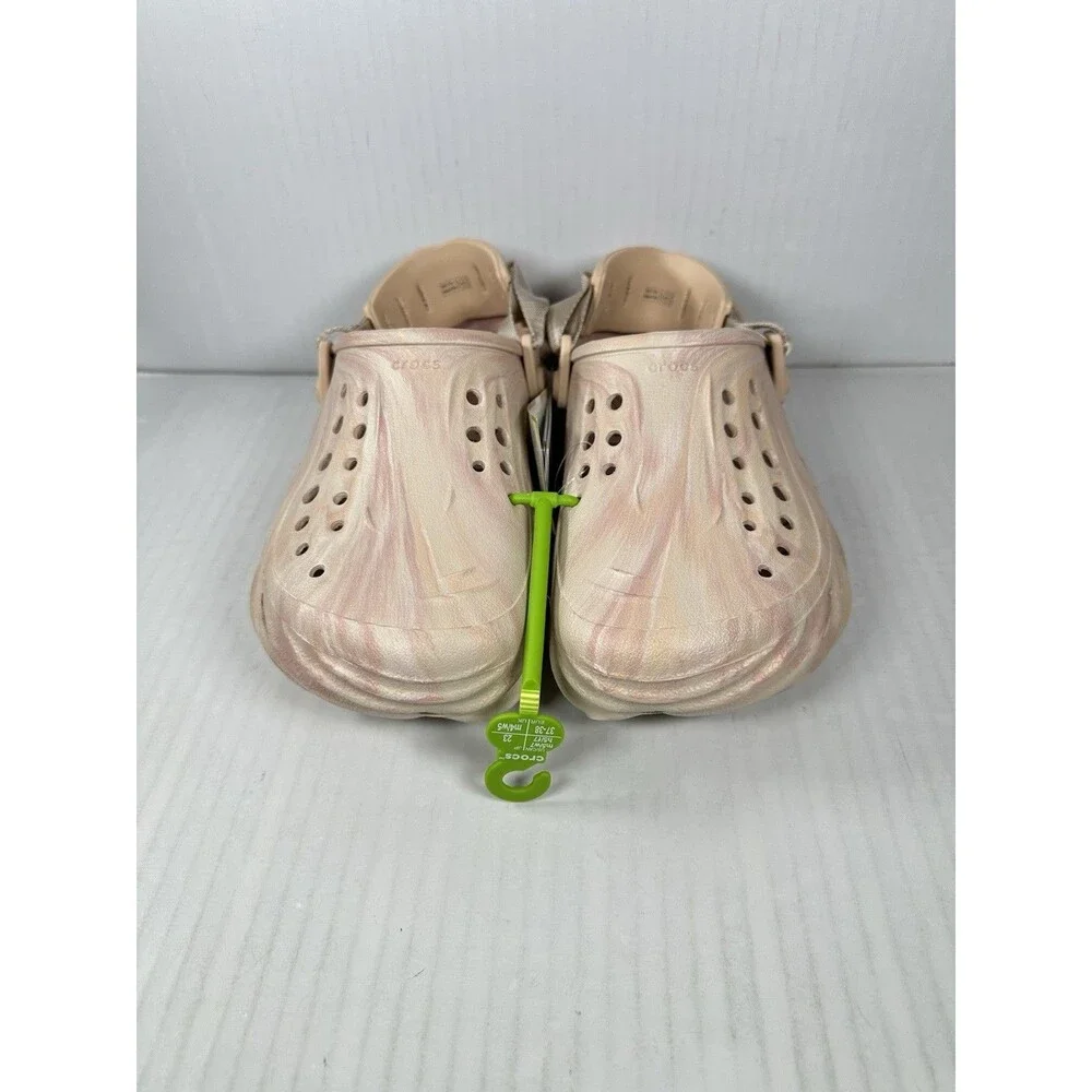 Crocs Echo Marble Clogs Mens 5 / Womens 7 Quartz Shoes 208454-6WS NEW